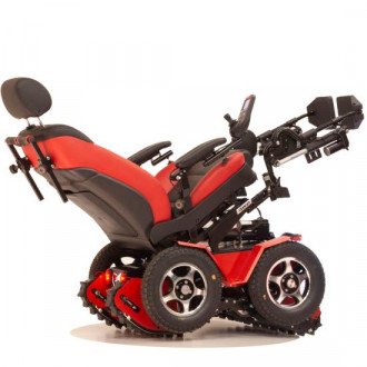 Инвалидная коляска с электроприводом Caterwil GTS 4WD Lux (вездеход-ступенькоход) в Челябинске