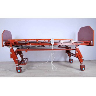 Кровать с электроприводом Belberg 6-066H, 3 функц. с ростоматом ЛДСП (без матраса+столик) в Челябинске